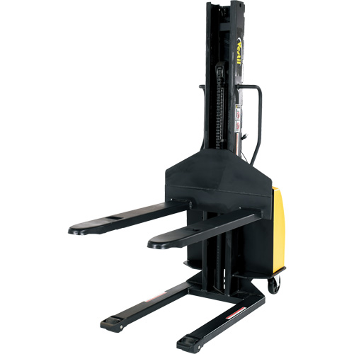 Gerbeur motoris&eacute; avec m&acirc;t &eacute;troit, Fonctionnement &eacute;lectrique, Capacit&eacute; 1500 lb, Lev&eacute;e max 63" Les Distributions ICE