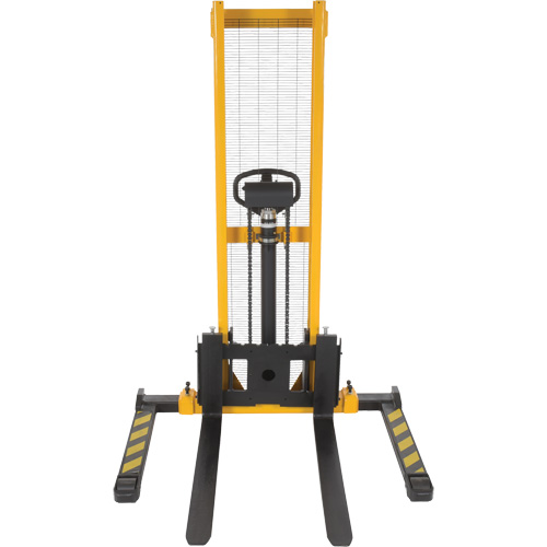 Manual Hydraulic Stacker, Hand Pump Operated, 2000 lbs. Capacity, 63" Max Lift Les Distributions ICE