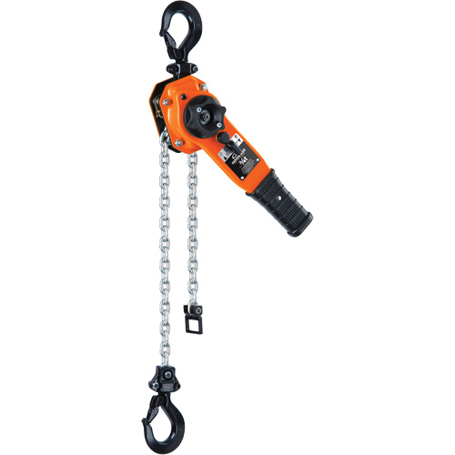 Series 653-A Ratchet Lever Hoist, 10' Lift, 1500 lbs. (0.75 tons) Capacity, Steel Chain Les Distributions ICE