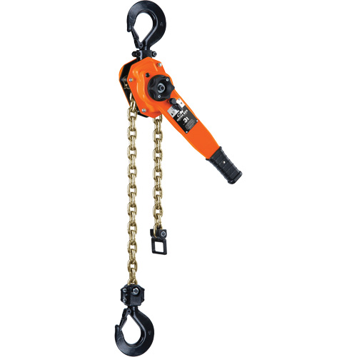 Series 653-A Ratchet Lever Hoist, 10' Lift, 6000 lbs. (3 tons) Capacity, Steel Chain Les Distributions ICE