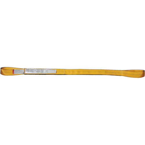 Lifting Sling, Double Ply, Double Eye, Type 3, 2" W x 20' L, 6200 lbs. Vertical Cap. Les Distributions ICE