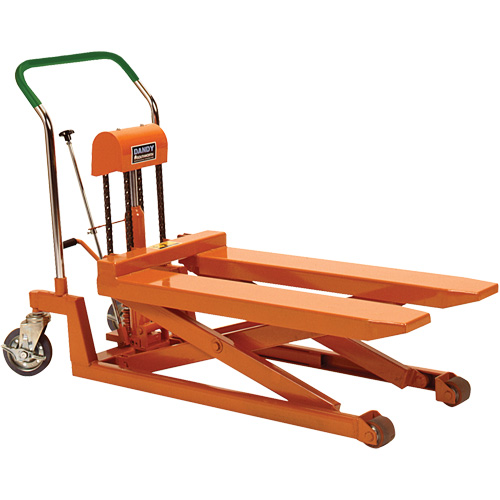 Dandy Lift Scissor Fork Lift Table, 37.1" L x 19.7" W, Steel, 1100 lbs. Capacity Les Distributions ICE