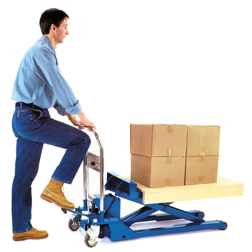 Low Profile Dandy Lift Scissor Lift Table, 37-1/10" L x 19-7/10" W, Steel, 1100 lbs. Capacity Les Distributions ICE