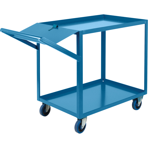 Order Picking Carts, 36" H x 24" W x 52" D, 2 Shelves, 1200 lbs. Capacity Les Distributions ICE
