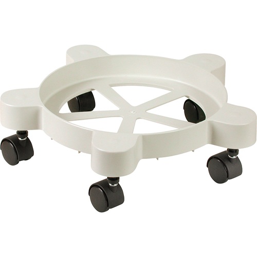 Lil'Dolly Pail Dollies, Plastic, 75 lbs. Capacity, 11" Diameter, Plastic Casters Les Distributions ICE