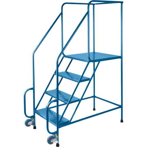 &eacute;chelles Tilt-N-Roll, Acier, 4 marches, Largeur 22", 24" p x 38" h marche pali&egrave;re Les Distributions ICE