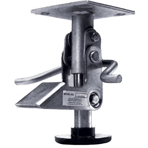 Floor Lock Brakes - Heavy-Duty, 6-7/32" Extended Height, 5-11/64" Retracted Height Les Distributions ICE