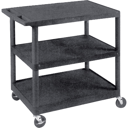Utility Cart, 3 Tiers, 18" x 34" x 24", 400 lbs. Capacity Les Distributions ICE