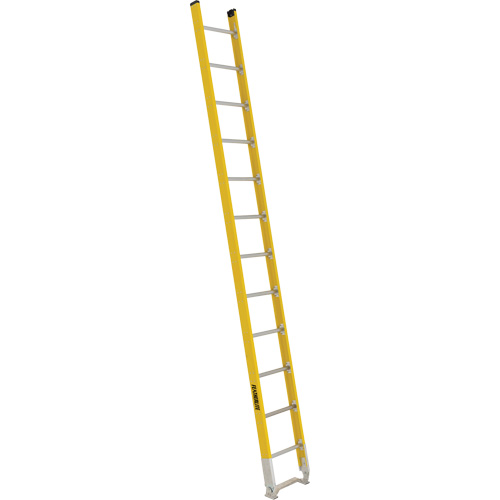 &eacute;chelle simple &agrave; une section - S&eacute;rie 6100, 12', Fibre de verre, 375 lb, CSA calibre 1AA Les Distributions ICE