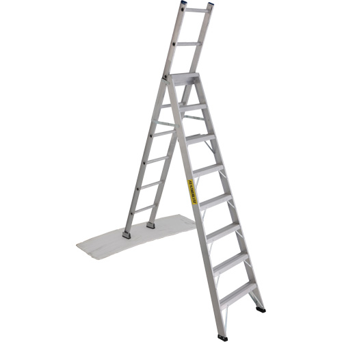2700 Series Industrial Duty Multi-Way Ladders, 8', Aluminum, 250 lbs. Cap., ANSI 1, CSA 1 Les Distributions ICE