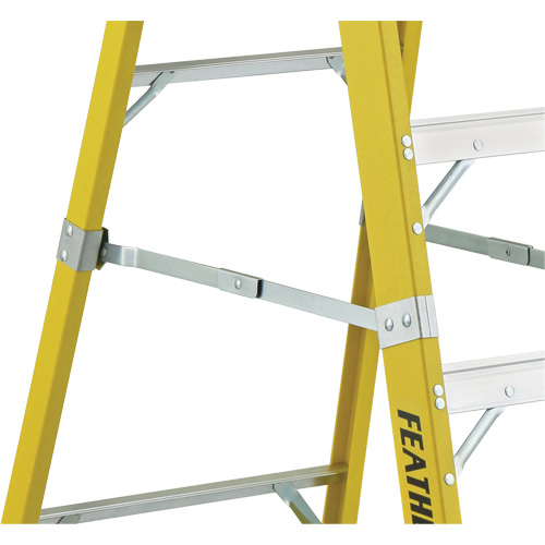 Industrial Heavy-Duty Platform Stepladders (6500 Series), 6', 300 lbs. Cap. Les Distributions ICE