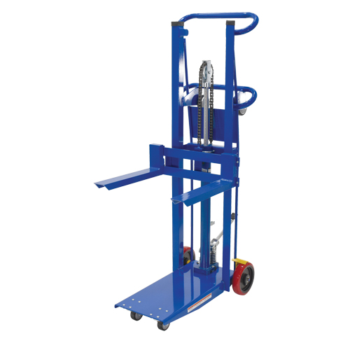 Platform Lift Stacker, Foot Pump Operated, 750 lbs. Capacity, 52" Max Lift Les Distributions ICE