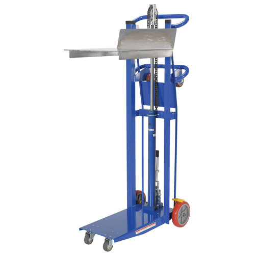 Hydra Lift Platform Stacker, Foot Pump Operated, 750 lbs. Capacity, 52" Max Lift Les Distributions ICE