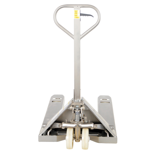 Transpalette, Acier inoxydable, 48" lo x 27" la, Capacit&eacute; 5500 lb Les Distributions ICE