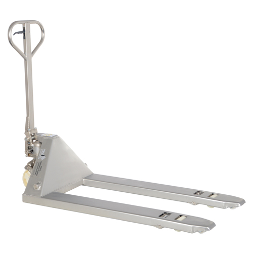 Transpalette, Acier inoxydable, 48" lo x 27" la, Capacit&eacute; 5500 lb Les Distributions ICE