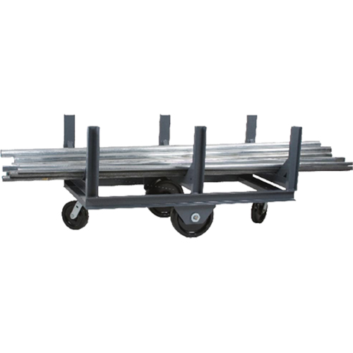 Chariot &agrave; berceaux, 96" lo x 28" la x 29" h, Capacit&eacute; de 4000 lb, Roue Ph&eacute;nolique Les Distributions ICE