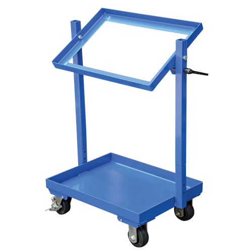 Stock Cart, Steel, 30-11/16" W x 19-1/4" D, 2 Shelves, 200 lbs. Capacity Les Distributions ICE