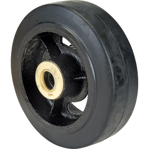 Rubber Wheels, 6" (152 mm) Dia. x 2" (51 mm) W, 550 lbs. (249 kg.) Capacity Les Distributions ICE