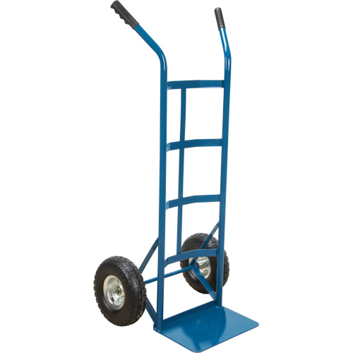 All-Welded Hand Truck, Dual Handle, Steel, 46" Height, 600 lbs. Capacity Les Distributions ICE