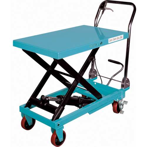 Heavy-Duty Hydraulic Scissor Lift Table, 32" L x 19-3/4" W, Steel, 660 lbs. Capacity Les Distributions ICE