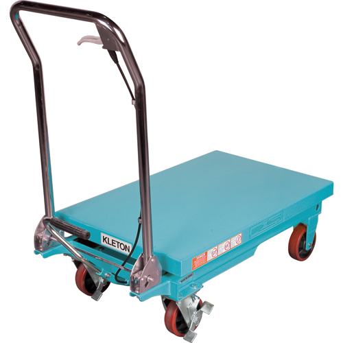 Heavy-Duty Hydraulic Scissor Lift Table, 32" L x 19-3/4" W, Steel, 660 lbs. Capacity Les Distributions ICE