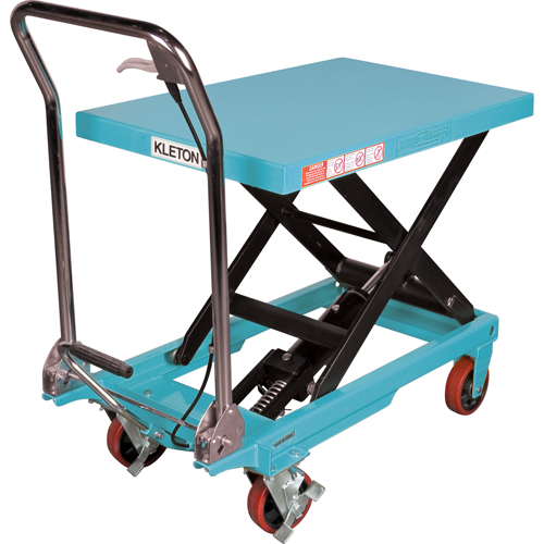 Heavy-Duty Hydraulic Scissor Lift Table, 32" L x 19-3/4" W, Steel, 660 lbs. Capacity Les Distributions ICE