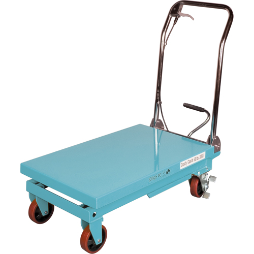 Heavy-Duty Hydraulic Scissor Lift Table, 32" L x 19-3/4" W, Steel, 660 lbs. Capacity Les Distributions ICE