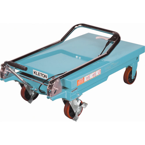 Heavy-Duty Hydraulic Scissor Lift Table, 32" L x 19-3/4" W, Steel, 660 lbs. Capacity Les Distributions ICE