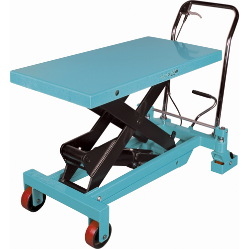 Heavy-Duty Hydraulic Scissor Lift Table, 40" L x 20-1/8" W, Steel, 2200 lbs. Capacity Les Distributions ICE