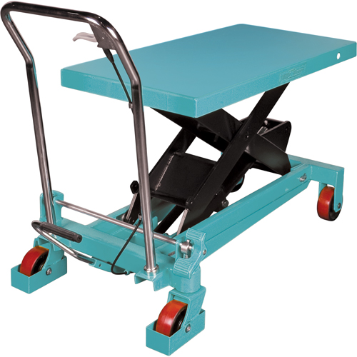 Heavy-Duty Hydraulic Scissor Lift Table, 40" L x 20-1/8" W, Steel, 2200 lbs. Capacity Les Distributions ICE