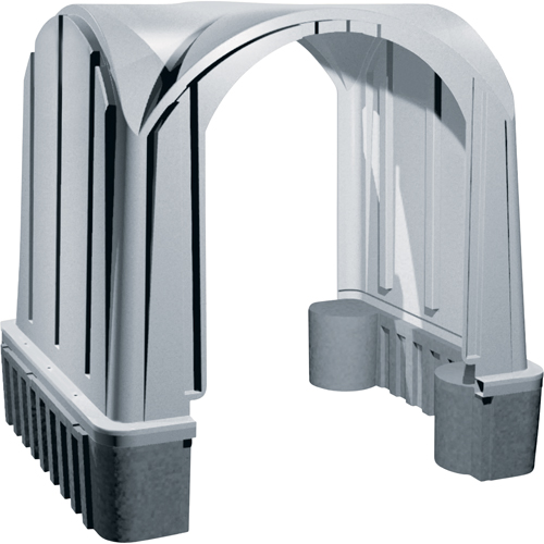 Abris en poly pour l'ext&eacute;rieur, 2 murs, 7' lo x 6' la x 7' h Les Distributions ICE