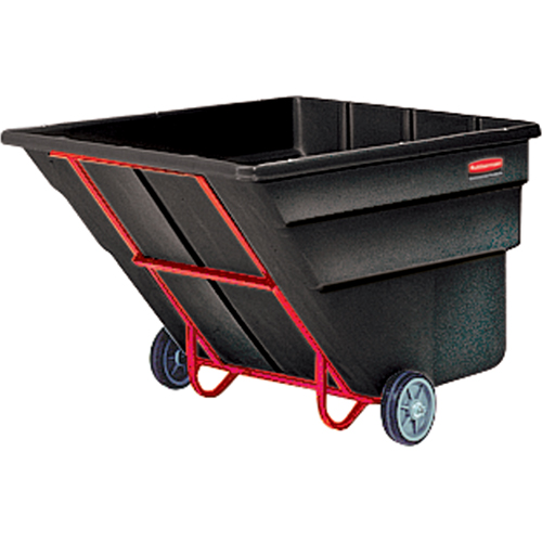 Chariot basculeur en acier, Poly&eacute;thyl&egrave;ne, 2 vg³, Capacit&eacute; de charge de 2300 lb Les Distributions ICE
