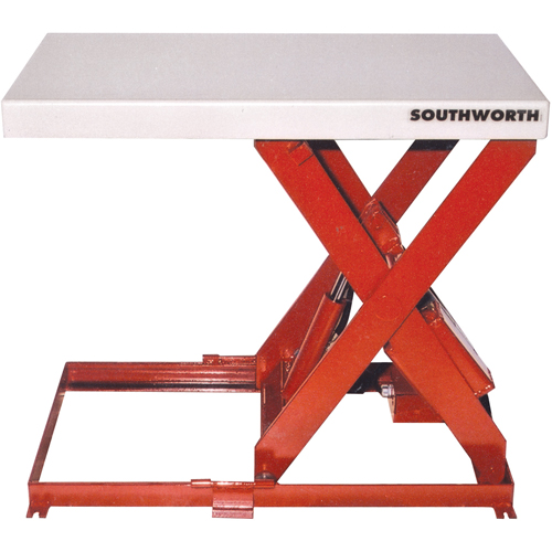 Scissor Lift Table, Steel, 36" L x 20" W, 550 lbs. Capacity Les Distributions ICE