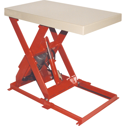 Scissor Lift Table, Steel, 36" L x 20" W, 1100 lbs. Capacity Les Distributions ICE