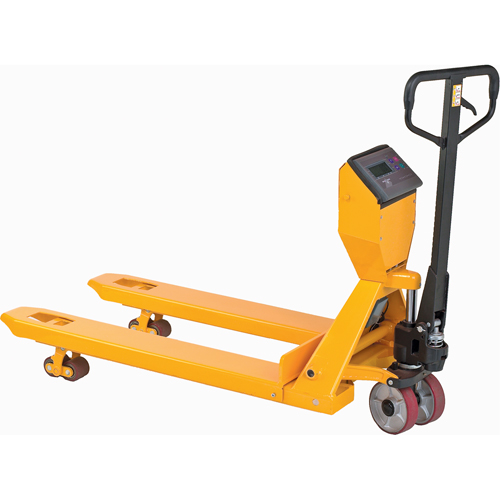 Transpalette avec balance num&eacute;rique, 27,5" lo x 27,5" la, Capacit&eacute; de 5000 lb Les Distributions ICE
