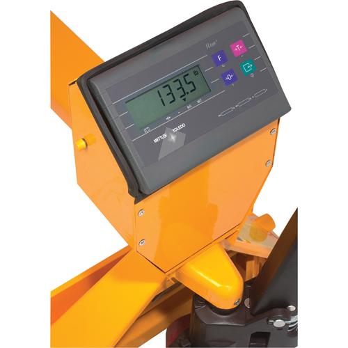 Transpalette avec balance num&eacute;rique, 27,5" lo x 27,5" la, Capacit&eacute; de 5000 lb Les Distributions ICE