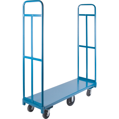 Chariot &agrave; plateforme U-Boat, 60" lo x 18" la x Capacit&eacute; 1500 lb, Roues en Caoutchouc Les Distributions ICE