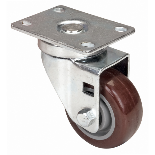 Caster, Swivel, 3" (76 mm), Polyurethane, 230 lbs. (104 kg.) Les Distributions ICE