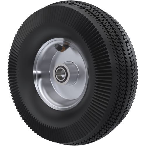 Pneumatic Wheel, 10" (254 mm), 350 lbs. (159 kg.) Capacity Les Distributions ICE