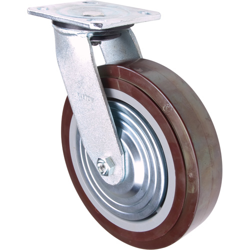 Roulette, Pivotant, 8" (203,2 mm), Polyur&eacute;thane, 1000 lb (453,6 kg) Les Distributions ICE