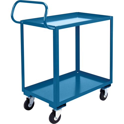 Ergonomic Shelf Truck, 800 lbs. Capacity, Steel, 20" W x 37" H x 32" D, Lip Up Les Distributions ICE