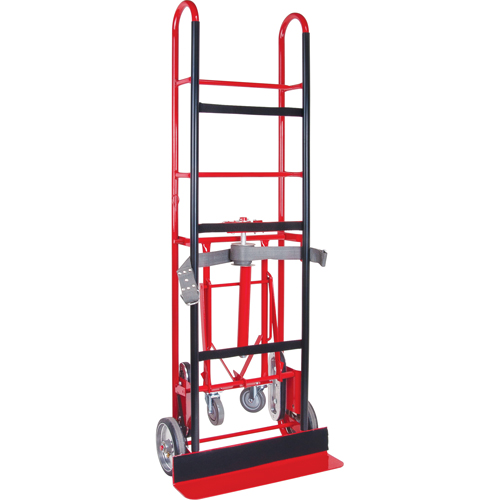 Diable de calibre industriel pour &eacute;lectrom&eacute;nagers, Acier, Capacit&eacute; 850 lb, 24" la x 66" h Les Distributions ICE