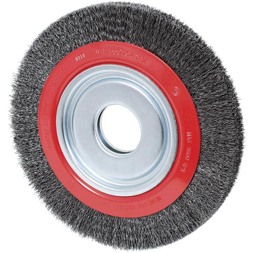 Meule 101H-3M &agrave; fils cr&ecirc;p&eacute;s, 10" dia., Fils 0,014", Arbre 2" Les Distributions ICE