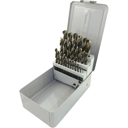 BG29 Jeu de forets JET-KUT Torque Drive, 29 morceaux, Acier rapide Les Distributions ICE