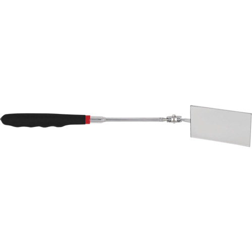 Large Face Telescopic Mirror, 2-1/8" H x 3-3/8" W, Rectangular, 11" - 15-1/2" Handle Les Distributions ICE