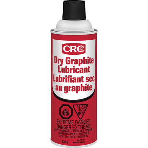 Lubrifiant au graphite sec, Canette a&eacute;rosol Les Distributions ICE