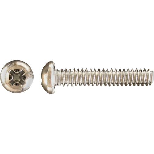 Pan Phillips HD Machine Screws, #6 x 1" L, Zinc Plated Les Distributions ICE