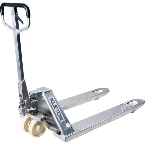 Manual Pallet Trucks, Galvanized, 42" L x 27" W, 5500 lbs. Capacity Les Distributions ICE