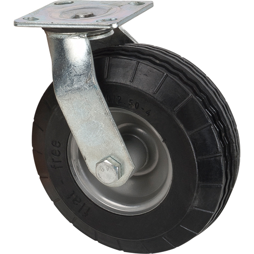 Roulette anticrevaisons, Pivotant, 8" (203,2 mm), Anticrevaison, 275 lb (125 kg) Les Distributions ICE