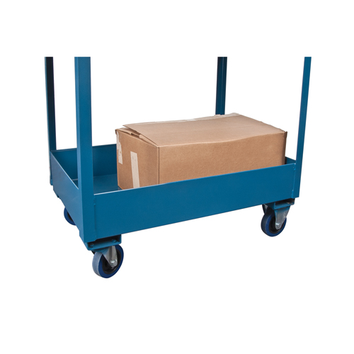 Chariots de service &agrave; bordure profonde, 2 Tiers, 24" la x 47" h x 36" p, Capacit&eacute; 1200 lb Les Distributions ICE